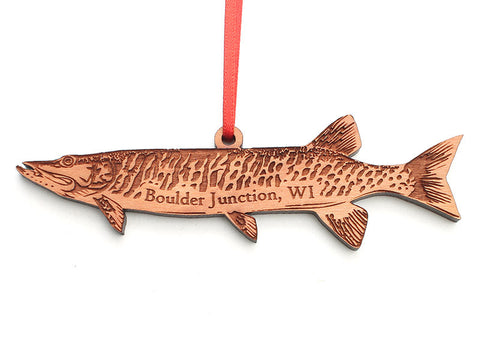 Blueberry Patch Muskie Ornament - Nestled Pines