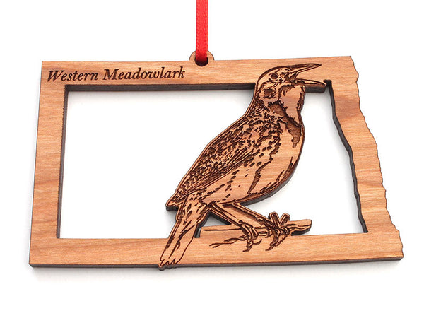 North Dakota State Bird Ornament - Western Meadowlark
