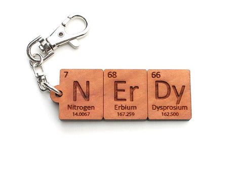 Nerdy Periodic Table Element Key Chain - Nestled Pines