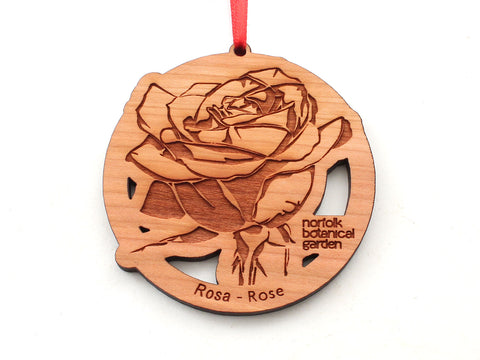 Norfolk Botanical Garden Rose Ornament