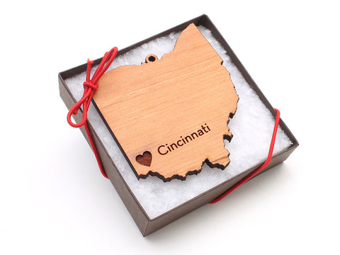 Taste of Toledo Cincinnati Ohio Ornament - Nestled Pines