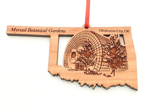 Myriad Botanical Gardens Oklahoma State Insert Ornament