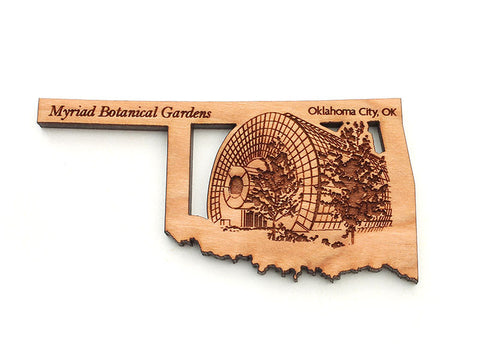 Myriad Botanical Gardens Oklahoma State Insert Magnet