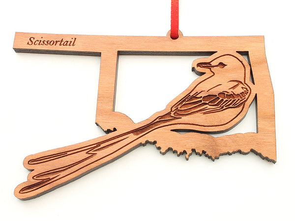 Myriad Botanical Gardens Oklahoma State Scissor-tailed Flycatcher Ornament