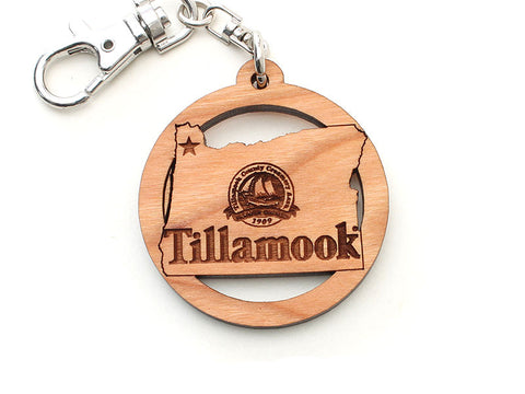 Tillamook Oregon State Logo Key Chain