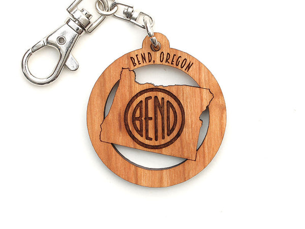 Simply Bend Oregon Logo Key Chain