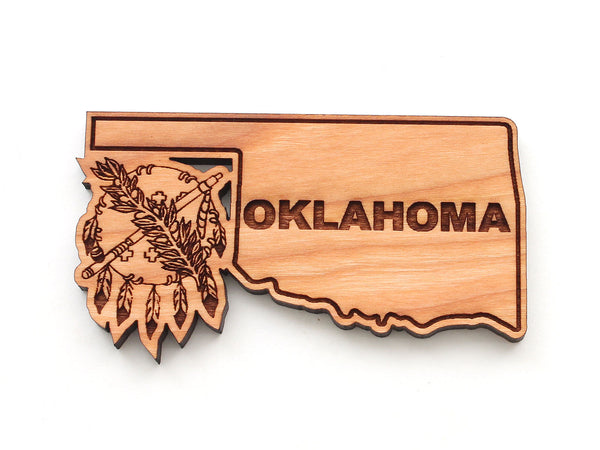 Oklahoma State Outline Magnet