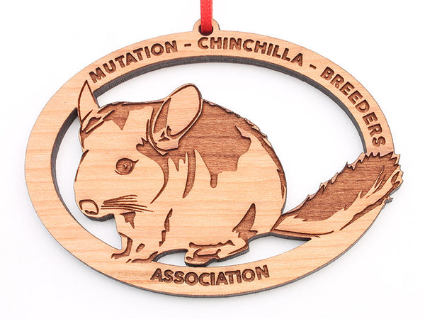 Mutation Chinchilla Breeders Association Oval Ornament - Nestled Pines