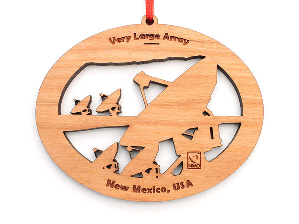 Very Large Array Oval Ornament - Nestled Pines
