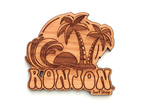 Ron Jon Surf Shop Palm Tree Wave Magnet