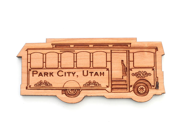Park City Trolley Magnet