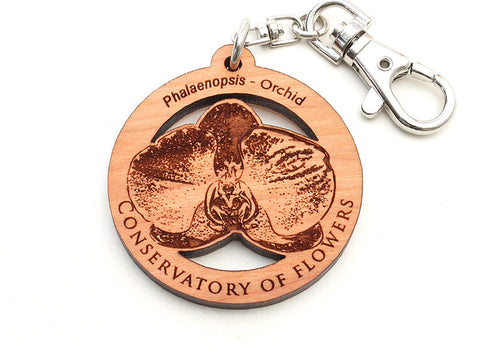 Conservatory of Flowers Phalaenopsis Orchid Key Chain