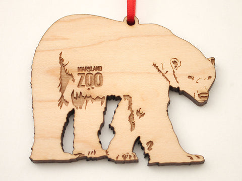 Maryland Zoo Polar Bear Ornament