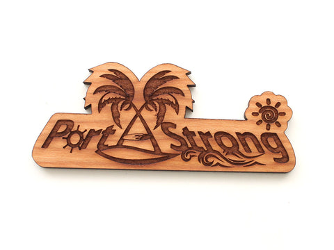 Lone Star Port A Strong Beach Logo Magnet