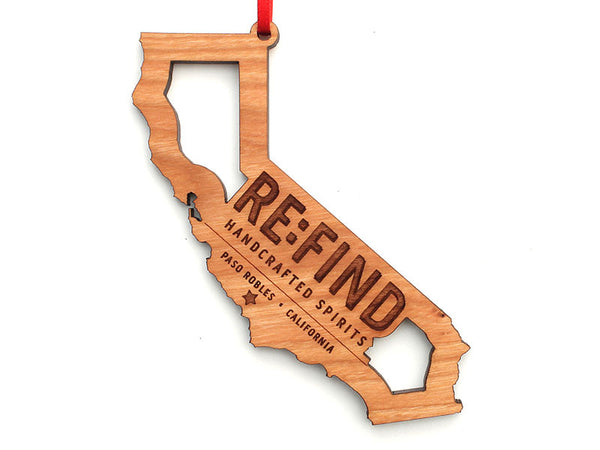 RE:FIND California Logo Insert Ornament