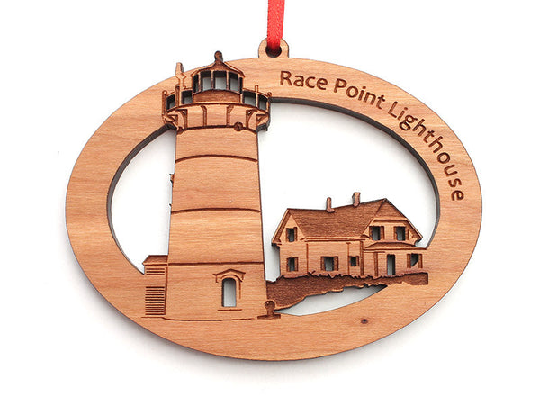 Cape Cod Race Point Lighthouse Ornament - Nestled Pines