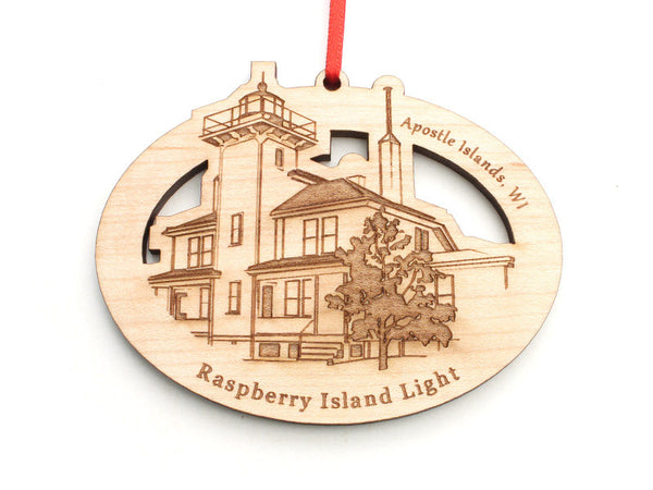 Madeline Island Raspberry Island Light - Nestled Pines