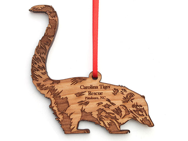 Carolina Tiger Rescue Ring-tailed Coati Ornament