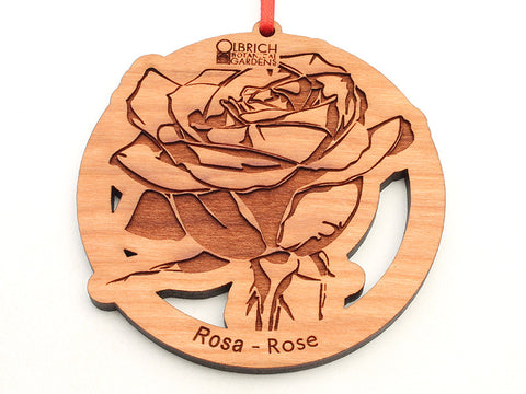 Olbrich Gardens Rose Flower Ornament
