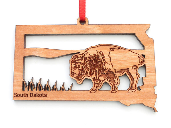 South Dakota State Bison Insert Ornament