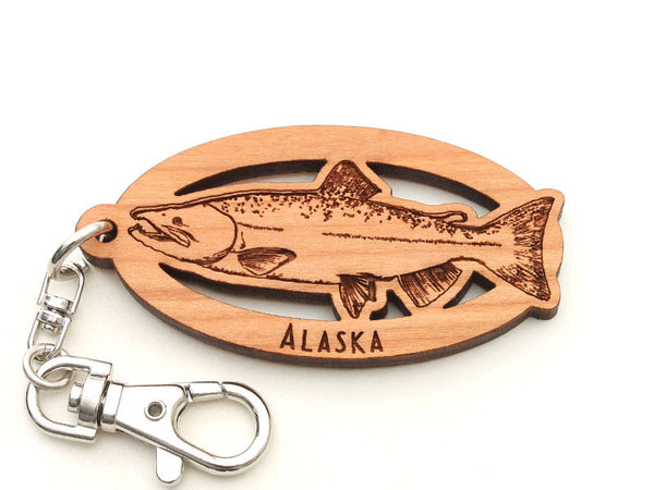 Alaska Salmon Key Chain