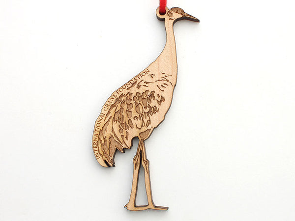 International Crane Foundation Sandhill Crane Ornament