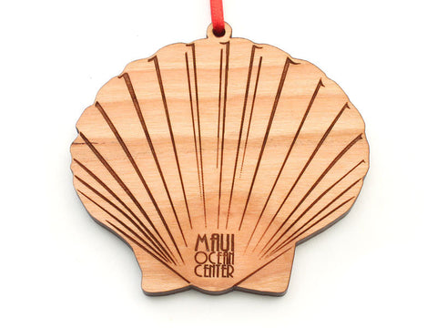 Maui Ocean Center Scallop Shell Ornament