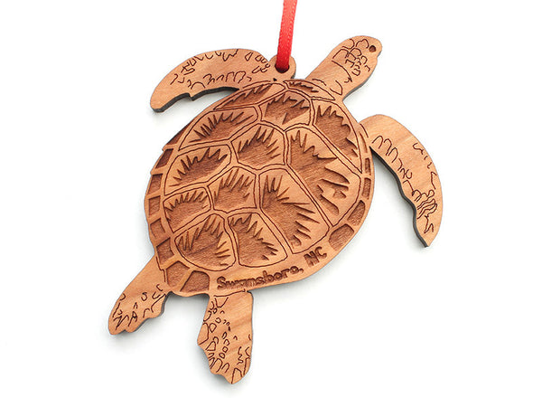 Sea Turtle S Ornament ND - Nestled Pines