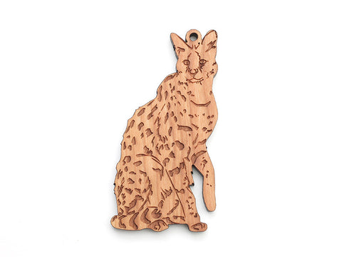 Serval Ornament - Nestled Pines