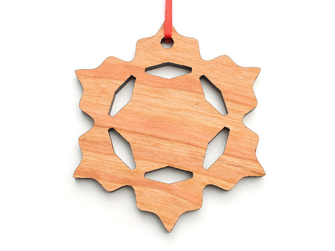 Simple Snowflake A Ornament - Nestled Pines