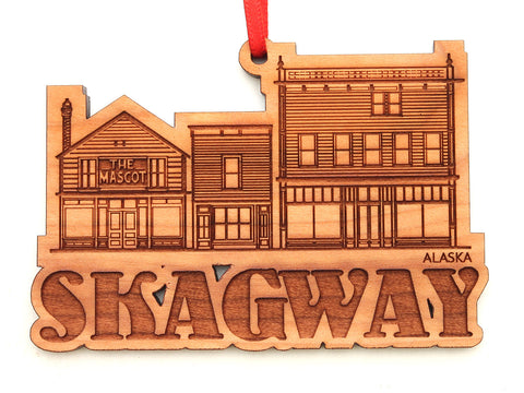 Skagway Alaska Historic Buildings Ornament
