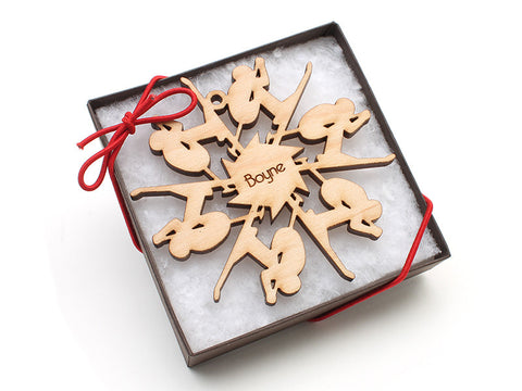 Ciao Bella Boyne Skier Snowflake - Nestled Pines