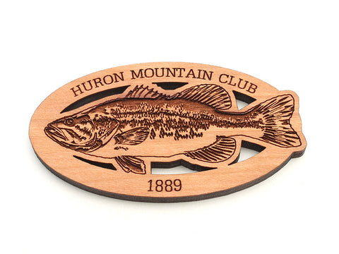 Huron Mountain Largemouth Bass Magnet
