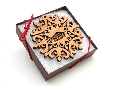 Dodge Ridge Logo Snowflake - Nestled Pines
