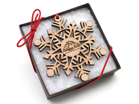 Mini Wood Snowflake Ornament Gift Box - Set of 15 – Nestled Pines