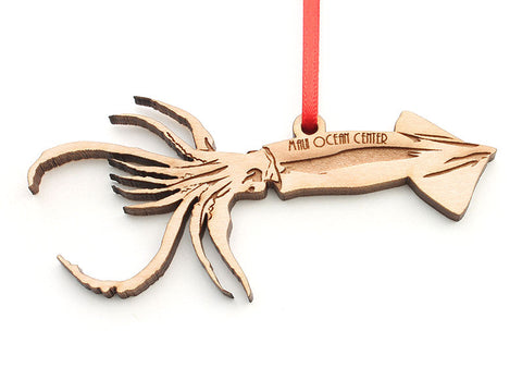 Maui Ocean Center Squid Ornament