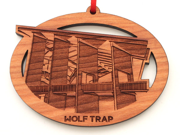 Wolf Trap Stage Oval Ornament
