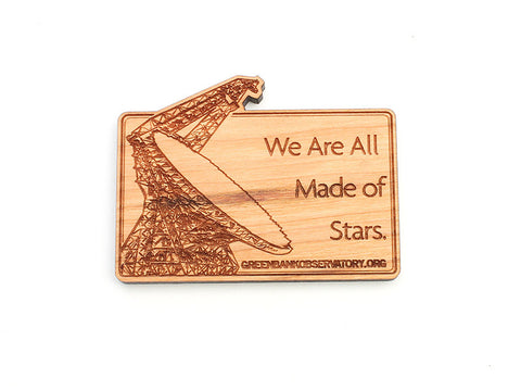 Green Bank Made of Stars Magnet - Nestled Pines
