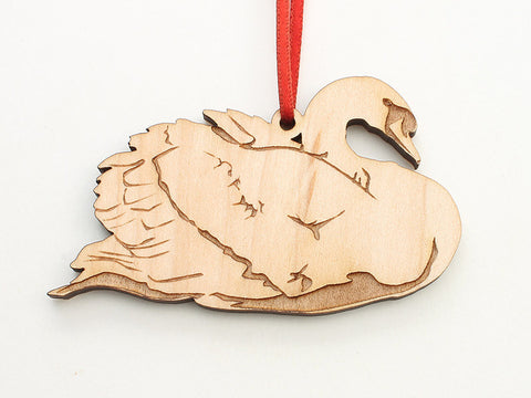 Swan Ornament - Nestled Pines