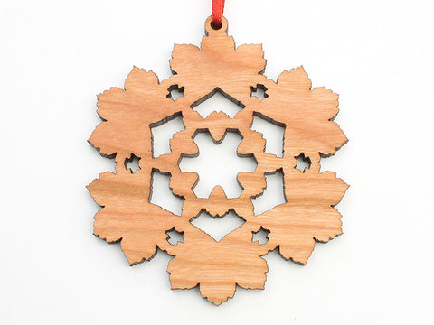 Blumen Gardens Sycamore Leaf Flake Ornament - Nestled Pines