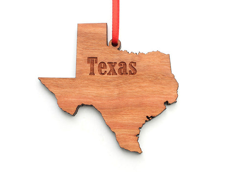 Texas State Ornament - Nestled Pines