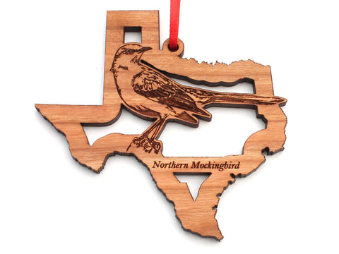 Texas State Bird Ornament - Northern Mockingbird