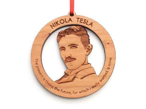 Nikola Tesla Ornament - Nestled Pines