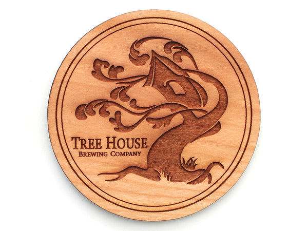 Tree House Brewing Company Logo Coaster (Set of 4)