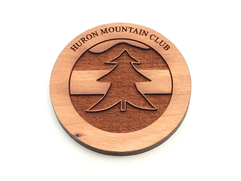 Huron Mountain Tree Logo Magnet