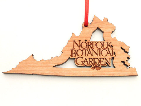 Norfolk Botanical Garden Virginia Logo Insert Ornament