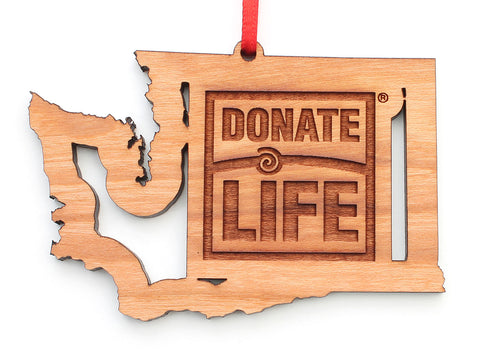 Washington Donate Life Ornament