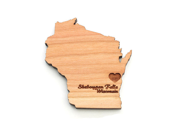 Tiny Tikes Corner Wisconsin State Custom Magnet - Nestled Pines