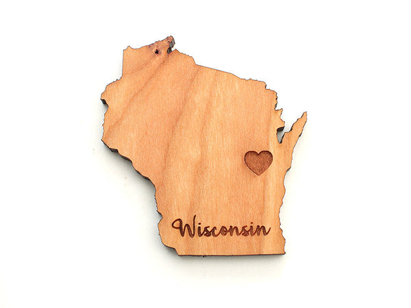 Red Door Retail Wisconsin Custom Engraved Magnet - Nestled Pines