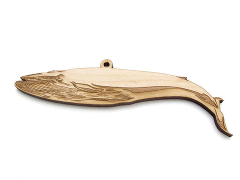 Blue Whale Ornament - Nestled Pines